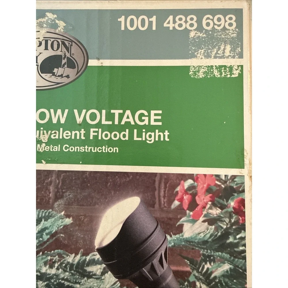 Hampton Bay LED Low Voltage Flood Light 20W Equivalent Black Landscape